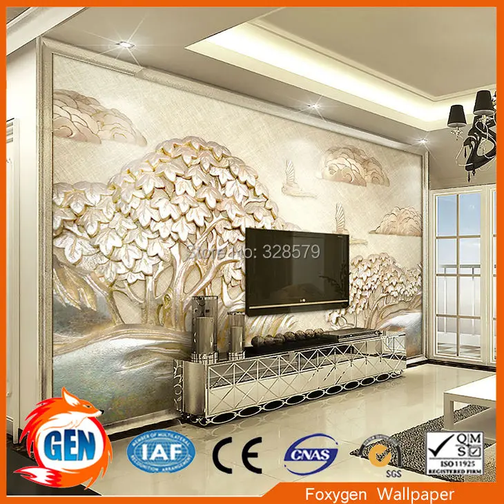 

Custom photo wallpaper 3D FLower Designs TV background 3d mural wall paper
