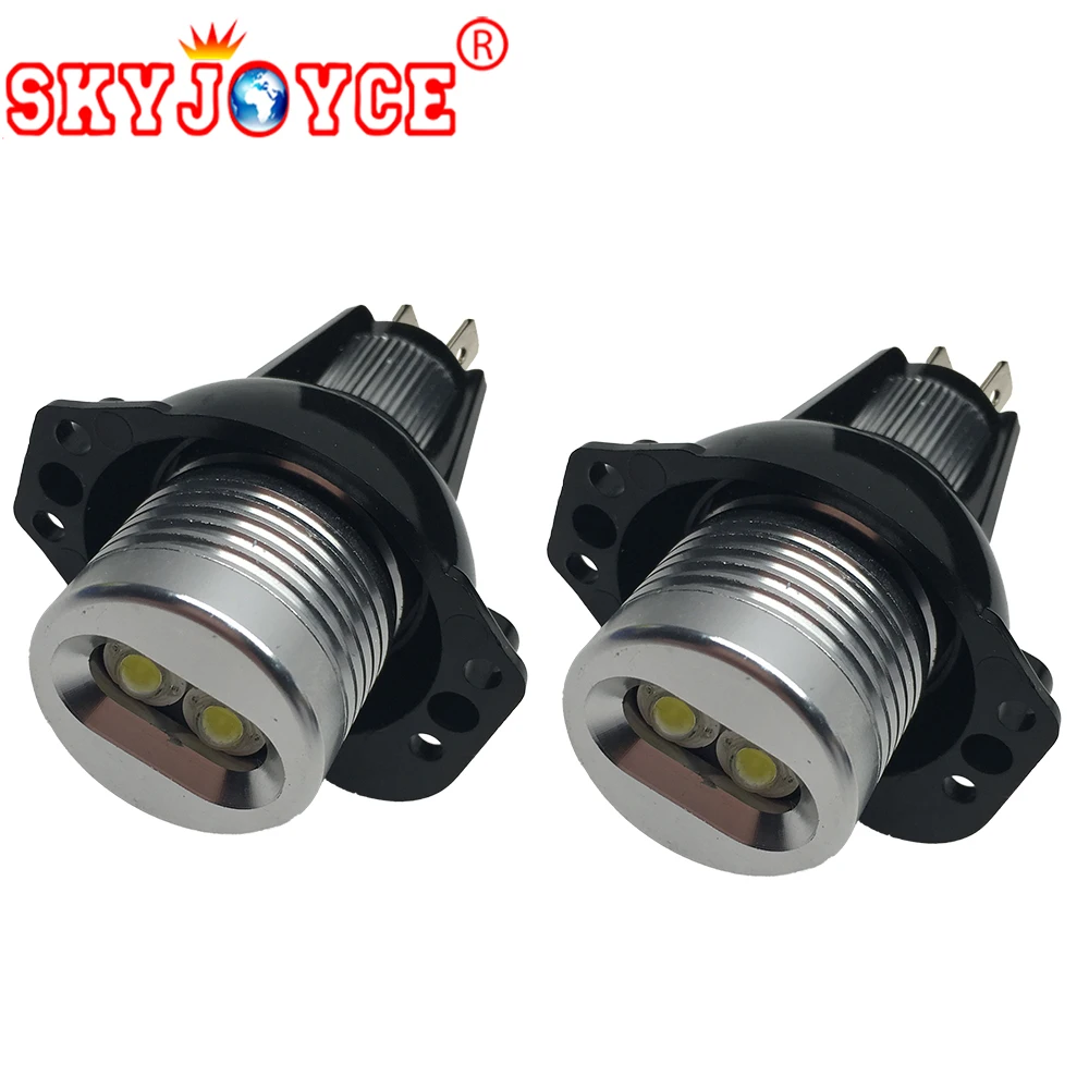 SKYJOYCE 6500K белый Светодиодный Маркер E90 6 Вт кольцо с ангельским глазом E91 DRL маркер
