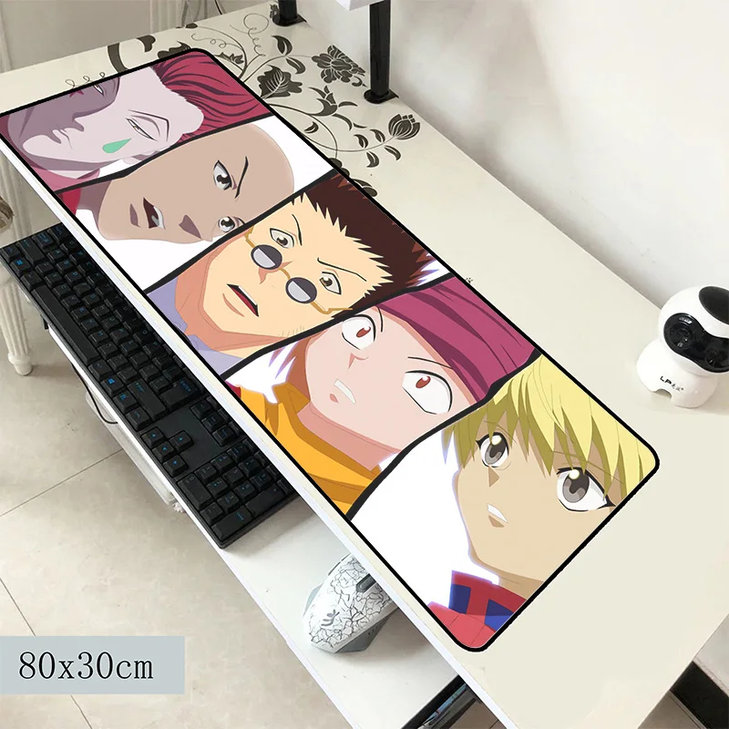 Коврик для мыши hunter x с массовым рисунком компьютерный геймер коврик 800x300x3 мм