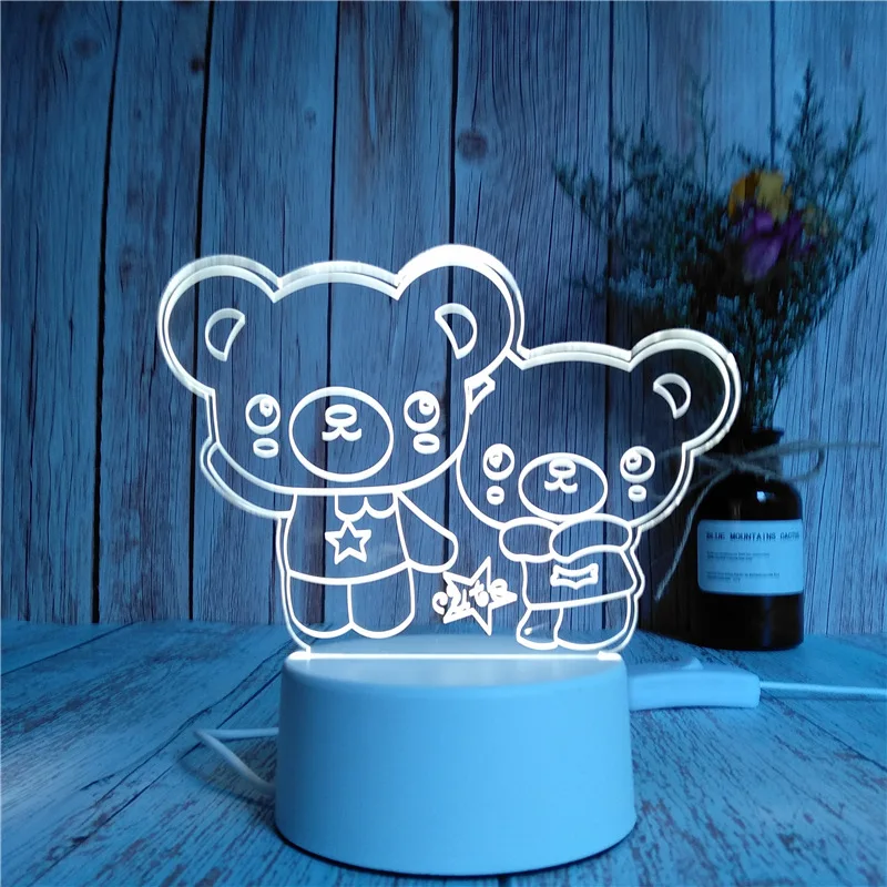 Креативный светодиодный светильник с usb-питанием, новинка, новинка, лампа для малышей, детей, спальни, домашний декор, подарки на праздник