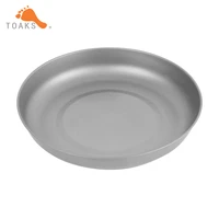 toaks 0 4 thickness ultralight titanium plate outdoor camping tableware picnic dish plate
