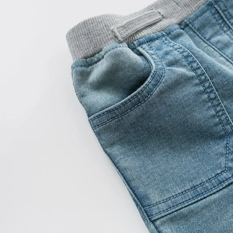 DBM10107-2 dave bella spring baby boys jeans children full length clothes kids pants infant toddler trousers |