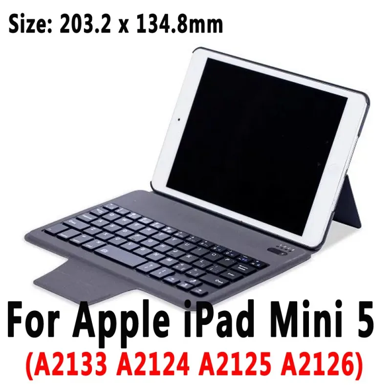 For iPad Mini 5 7.9 Тонкая клавиатура чехол для iPad 5th 6th поколения 9,7 Pro 10,5 11 Air 10,5 воздуха 1 2 3 iPad Mini 1 2 3 4 5 принципиально Капа - Цвет: For iPad Mini 5 7.9