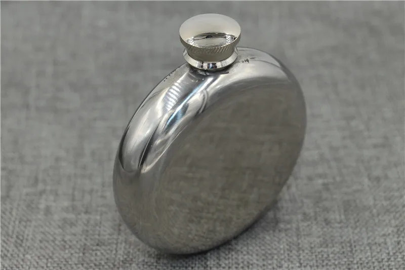 

5oz Hip Flask Mirror Polished stainless steel flask flagon Portable Liquor Wine pot Funnel Classic Wedding Gift 5oz Drinkware