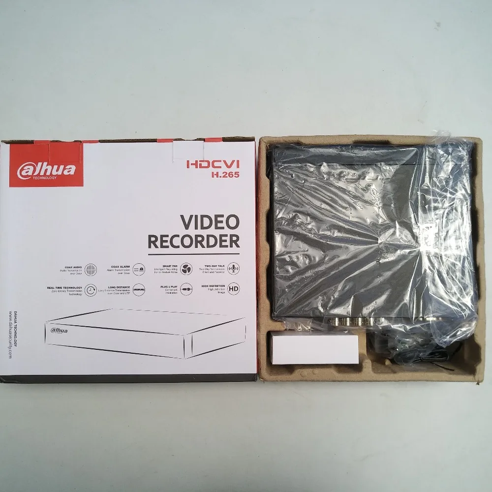 Сетевой видеорегистратор Dahua XVR 4K XVR5104HS 4KL X H.265/ H.264 капельницы интеллектуального