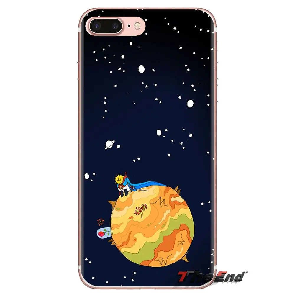 Soft Transparent Covers For Samsung Galaxy A3 A5 A7 A9 A8 Star A6 Plus 2018 2015 2016 2017 The Little Prince Night Planet France |