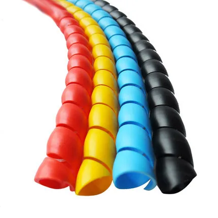 

Flame retardant four color spiral bands diameter 20mm Cable casing Cable Sleeves Winding pipe 2m per color