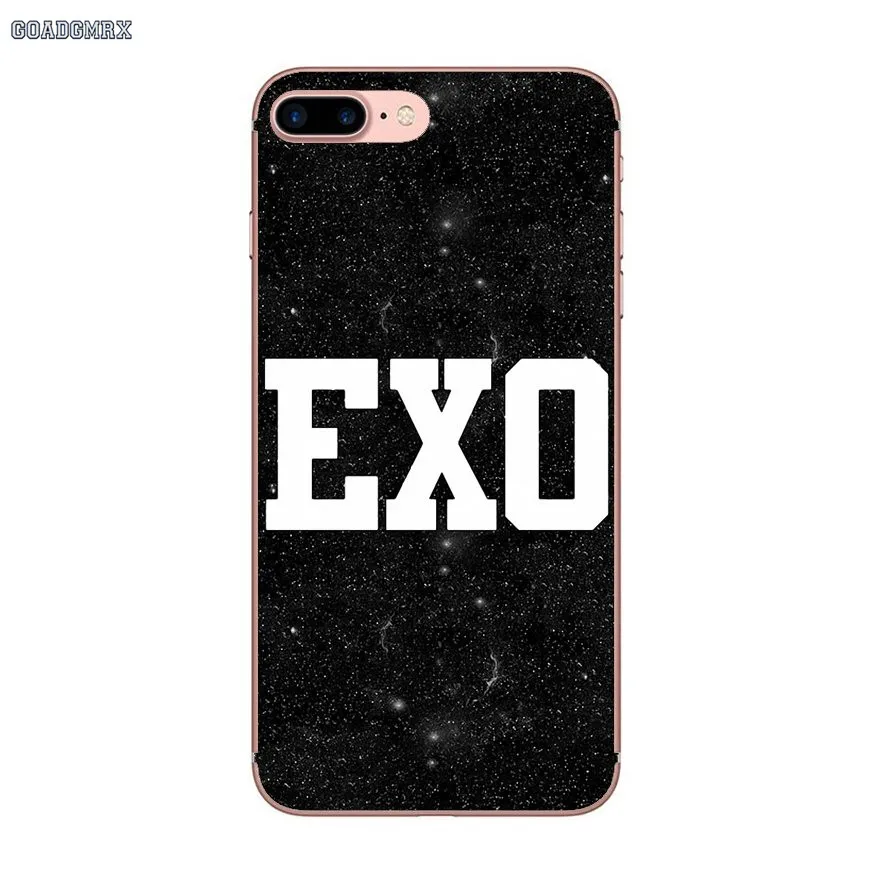 Прозрачные мягкие чехлы Kpop EXO XIUMIN SUHO для Samsung Galaxy J3 J5 J7 A3 A5 A7 2015 2016 2017 Note 3 4 5