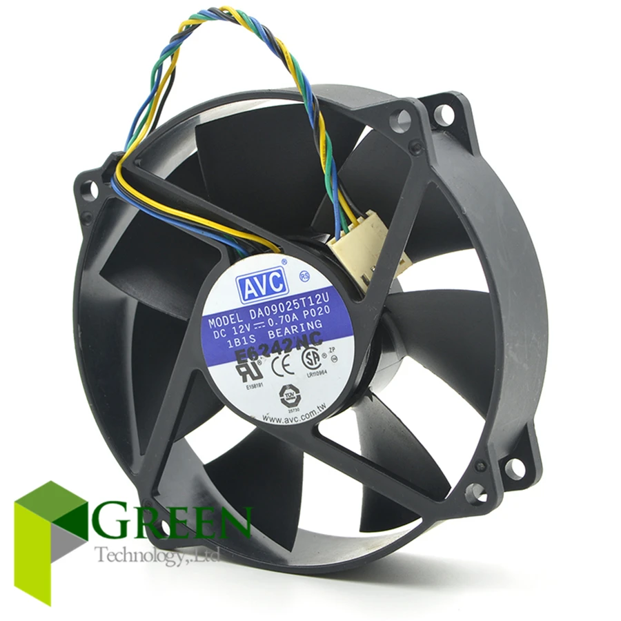 Оригинальный AVC DA09025T12U 9025 90 мм 90*90*25 круговой вентилятор для 775 охлаждающий
