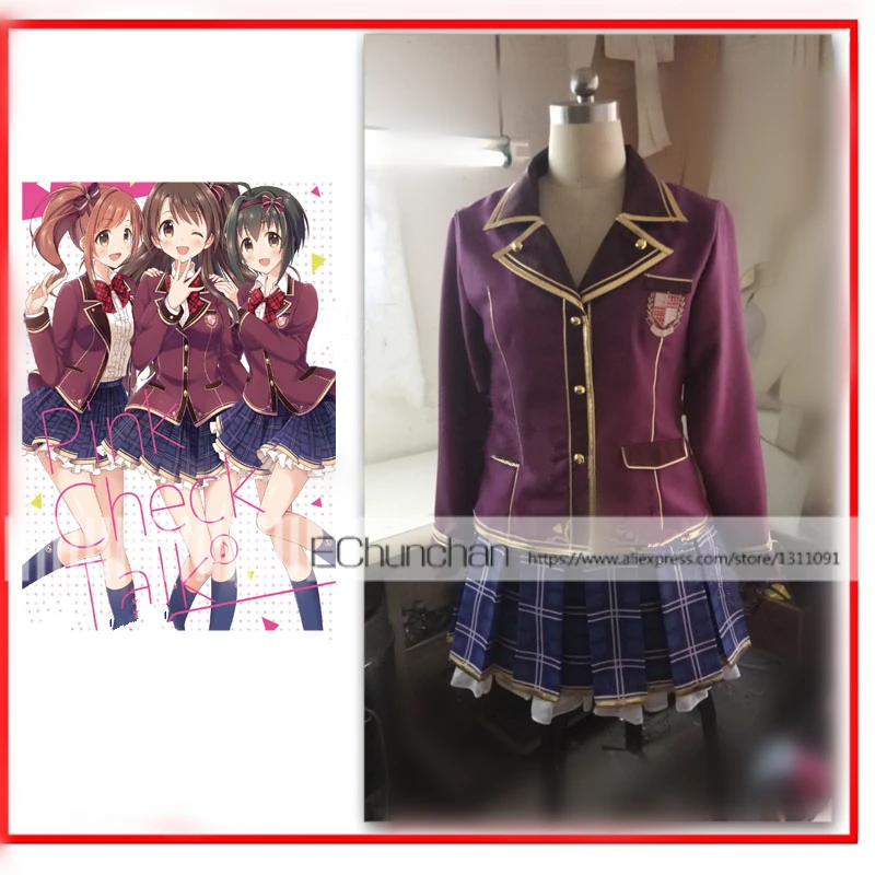 Костюм для косплея Shimamura Uzuki/Igarashi Kyoko/ Kohinata Miho|cosplay costume|uniform cosplaycostume costume |