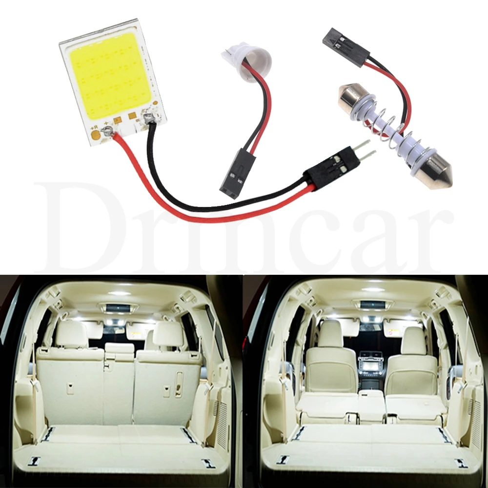 C5W Cob 16 SMD чип белая лампа для чтения led T10 автомобильная светодиодная лампа для парковки авто внутренняя панель светильник гирлянда номерной знак светильник s