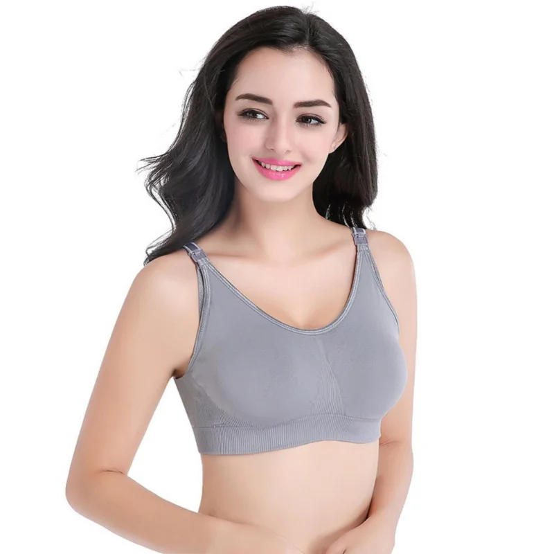 

Pregnant Women Nursing Bra pregnant Maternity Breast-feeding Bralette Stretchy Health Wire Free Stretchy Soft Bras