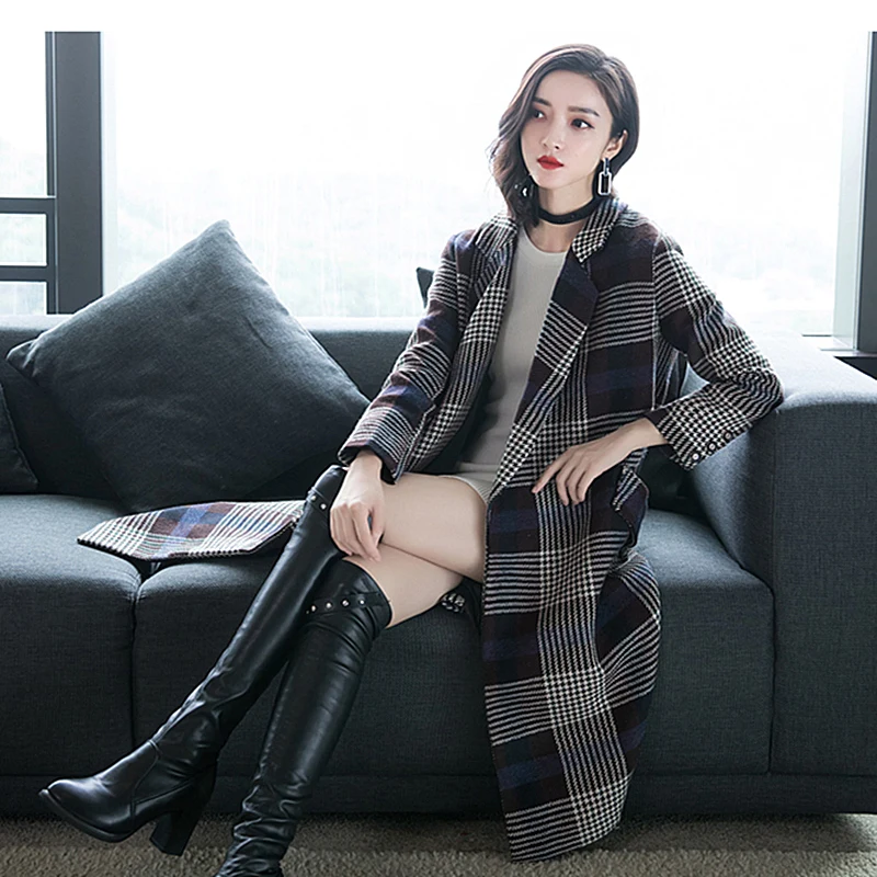 Ветровка Женская Весенняя 2019 Новая модная темпераментная длинная парадная