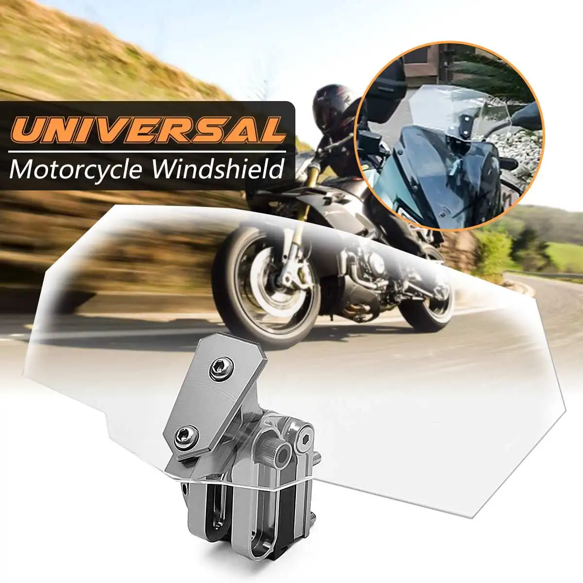 Светоотражатель ветрового стекла для мотоцикла прозрачный ветроотражатель Kawasaki
