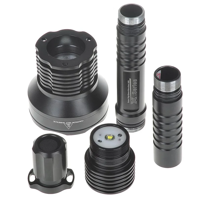 Тактический фонарь Ultrafire X7 SST 50 5 режимов 12000LM светодиодный с бликом фонарик 18650
