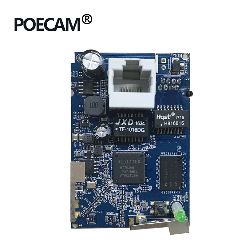 Беспроводной маршрутизатор openwrt 2,4G wifi модуль 1 100Mbsp wan и LAN IEEE802.311bgn 300 Мбит/с Поддержка прошивки с антенной PCBA