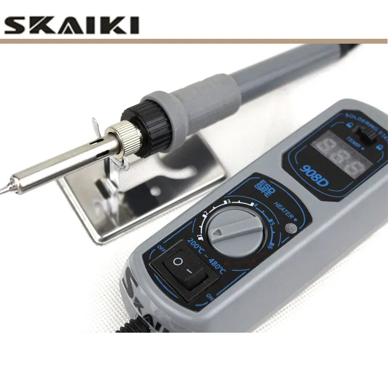 Оптовая продажа Skaiki 908D наборы 220 В 110 Электрический паяльная станция портативный