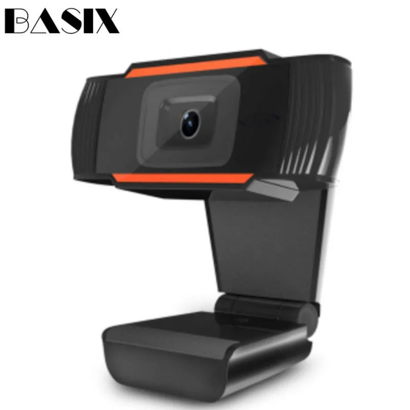 Веб камера BASIX с 2 USB портами встроенная видеокамера микрофоном и клипсой веб