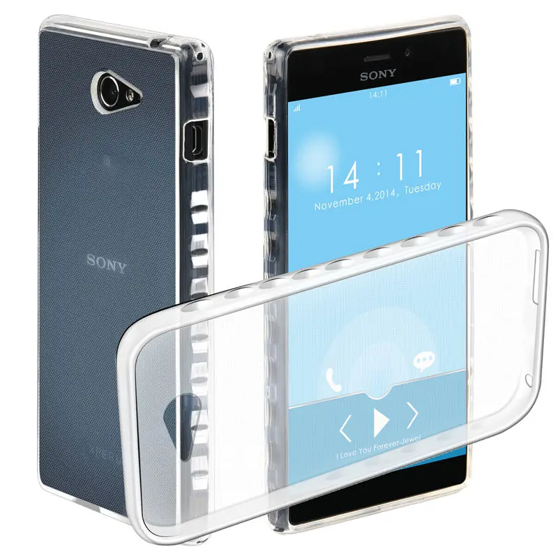 Coque New Protector Case For Sony Xperia M2 4.8' TPU Back Cover+Soft Silicon Cover m 2 Phone Fundas Capa | Мобильные телефоны и