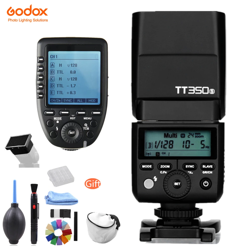 Мини-вспышка Godox TT350 GN36 2 4G TTL HSS + передатчик XPro для камеры Canon Nikon Sony Fuji Olympus |