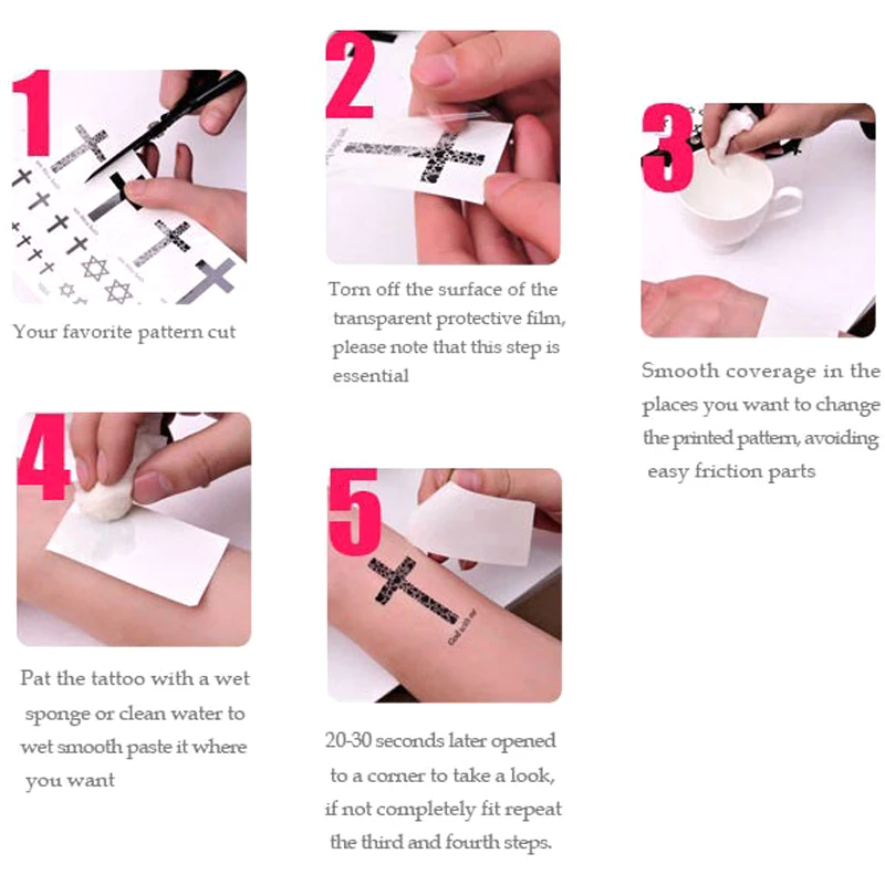Новая женская 3D Временная тату наклейка водонепроницаемые наклейки на тело