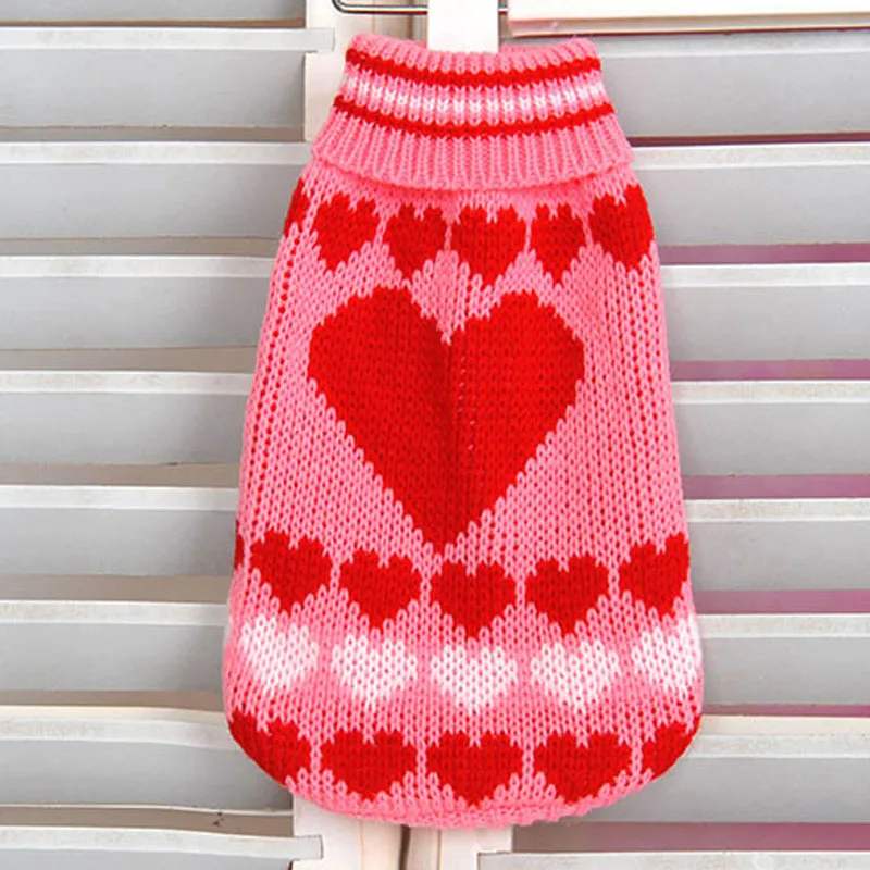 Шерстяной свитер для собак на осень и зиму трикотажные рубашки домашних