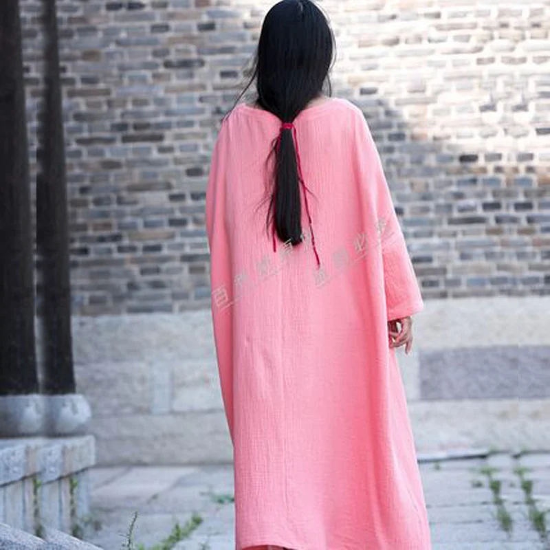 Женское льняное платье макси с длинным рукавом заниженным подолом|dress white dress|dress