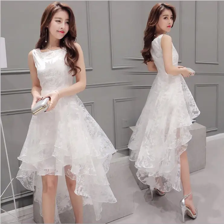 2017 летнее платье из органзы женское белое нестандартное женские Сексуальные