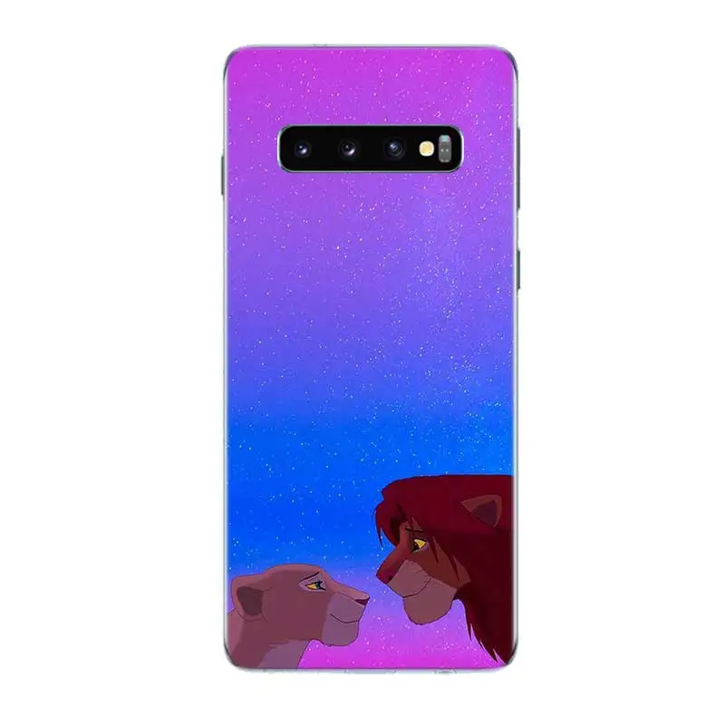 Simba the Lion King Soft Rubber Case For Samsung Galaxy S9 S8 A6 A8 J4 J6 Plus + J8 A7 A9 2018 S7 S6 Edge Note 9 8 10 Pro Cover |