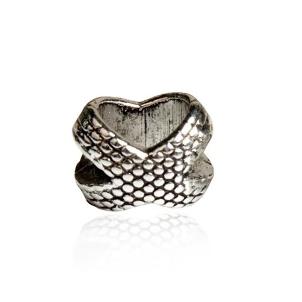 Винтажные маленькие шармы в форме х из бисера подходят для браслетов Пандора и