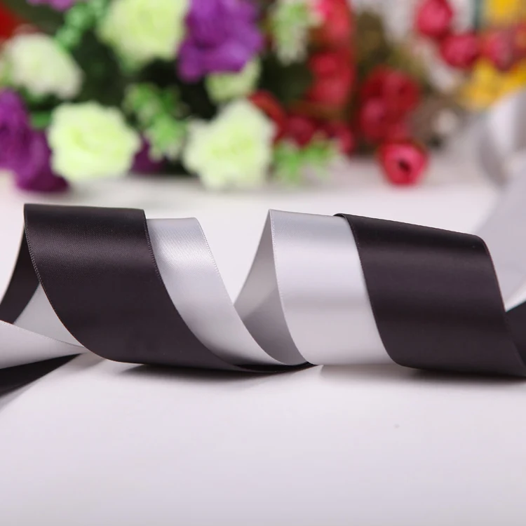 

Satin Ribbon Polyester Solid Color Double Face1-1/4" 32/38/50/63/75/100mm DIY Handmade Materials Gift Packing BBXW-025F