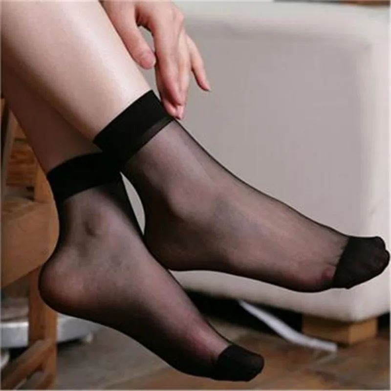 10 пар Женские повседневные эластичные короткие носки по щиколотку из чистого