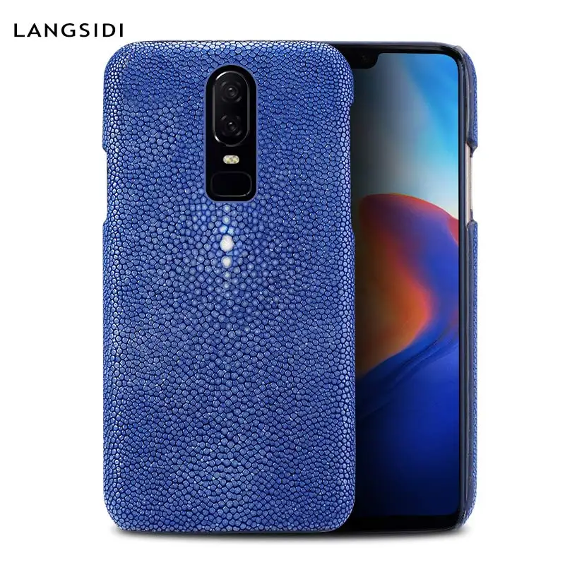Натуральный кожаный чехол для телефона с жемчужной рыбкой Oneplus 6T 5T 6 7T 8 Pro 9 9R one plus 7