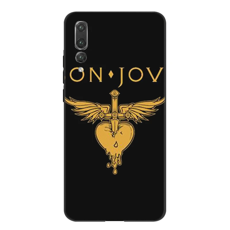 Desxz силиконовый чехол для телефона Huawei Y5 Y6 Y7 Y9 Prime Mate 10 Nova 2i 2 3 3i 4 Pro Lite сумка Bon Jovi Rock