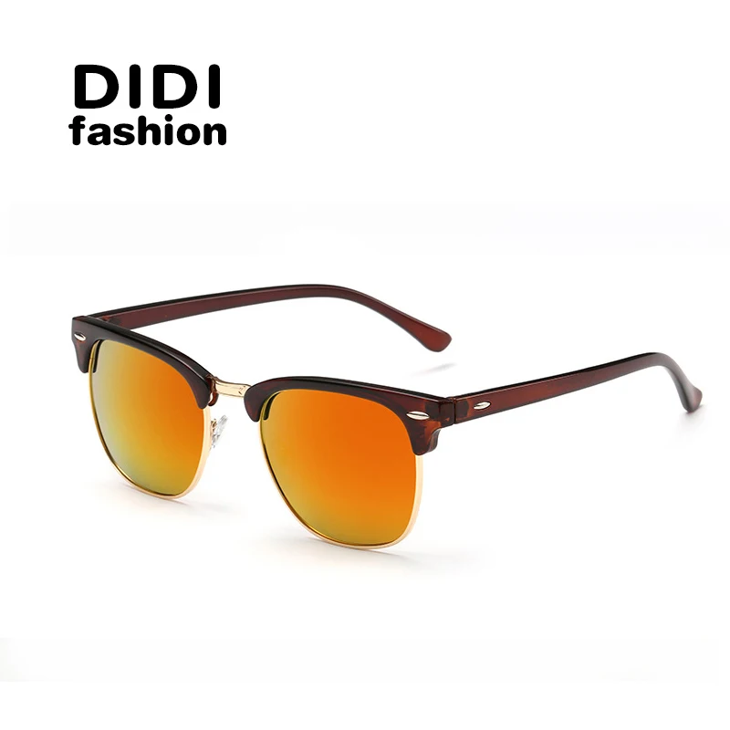 Женские поляризованные солнцезащитные очки DIDI винтажные дизайнерские кошачий