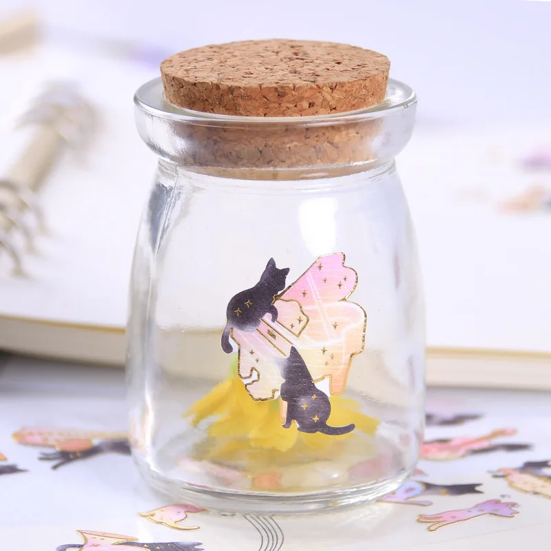 Маленькая Кошка Китти пуля журнал позолота декоративные клейкие наклейки