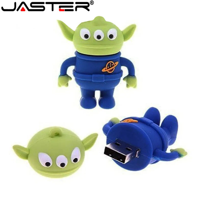 JASTER мультфильм забавная история игрушек инопланетяне USB флэш-накопители флешки u диск Флешка 64 ГБ 16 ГБ 32 ГБ