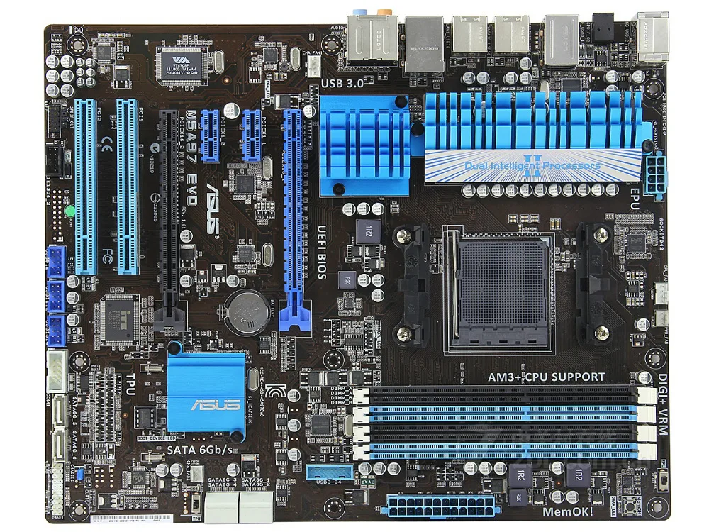Оригинальная материнская плата ASUS M5A97 EVO DDR3 Socket AM3 + 32 ГБ/970 настольная бесплатная