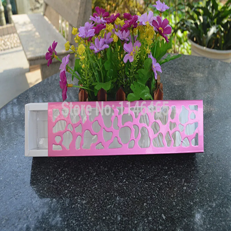 DHL Бесплатная доставка 100 шт Свадебные Роскошные полые Макарон контейнер/коробка