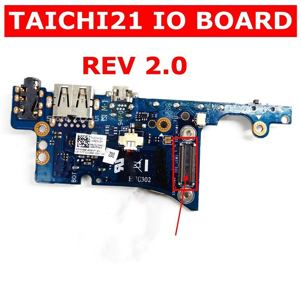 Плата TAICHI21 IO REV 2 0 3 разновидность интерфейса для ASUS TAICHI 21 плата питания