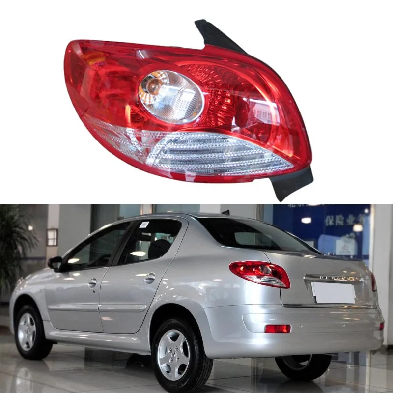 Задний светильник для Peugeot 207 Hatchback Sedan 2008 2009 2010 2011 2012 2013 2014 стайлинга автомобилей
