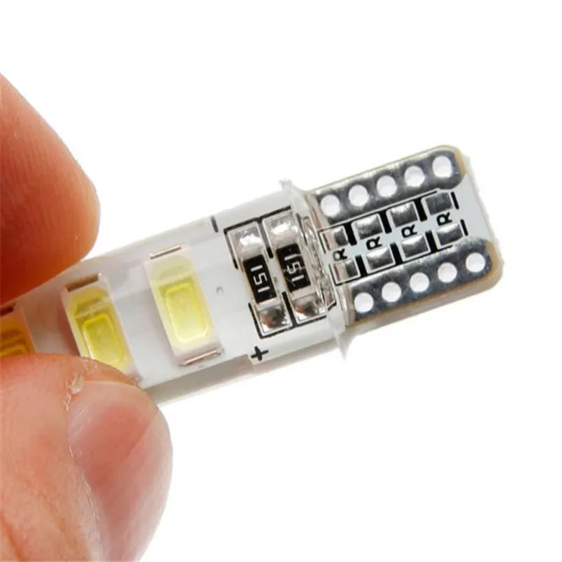 T10 W5W водонепроницаемый 5730 6 SMD 2 шт. боковой сигнал поворота номерного знака 2019