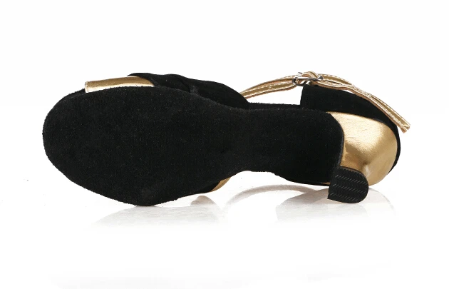 Стандартный латинский обувь женские босоножки для девушек на высоком каблуке из