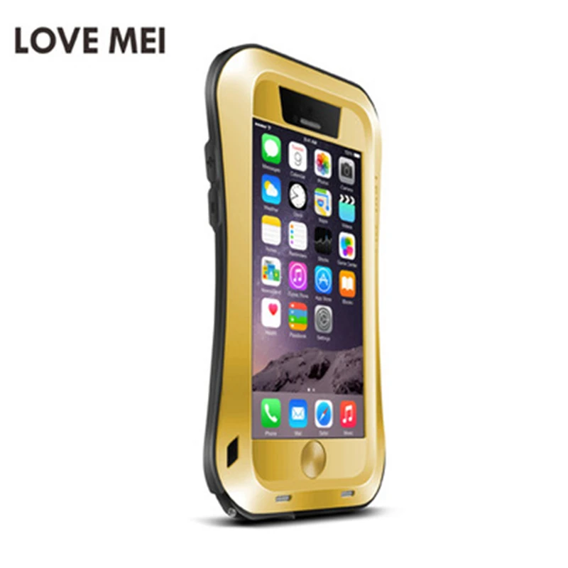 Маленький металлический чехол LOVE MEI для iPhone 6s Plus алюминиевый