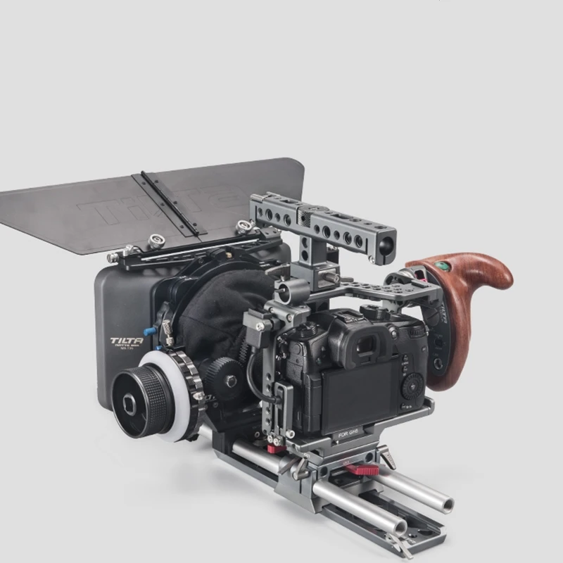 TILTA ES T37 C Rig для Panasonic GH4 GH5 камера с деревянной ручкой FF T03 MB T05 непрерывного