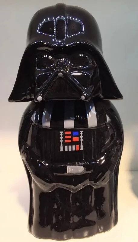 Darth Vader Mug ULKNN Creative Star Wars Cup Darth Vader White Knight Stormtrooper 3D Human Body Mugs Coffee Milk Mugs Kids Gift Mass Capacity - Цвет: Darth Vader Mug