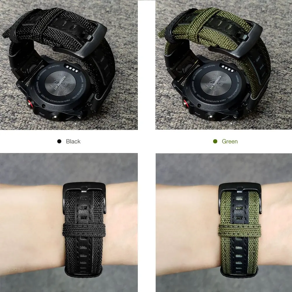 Fenix 6 Pro/Сапфировый Браслет QuickFit 22 мм NOTA прочный ремешок для часов Garmin Fenix 5X/Quatix 5/Forerunner 935/Instinct