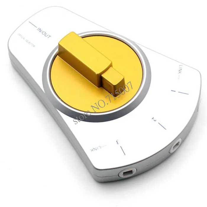 3 входа 1 выход Цифровой оптический аудио переключатель Toslink совместимый быстрая