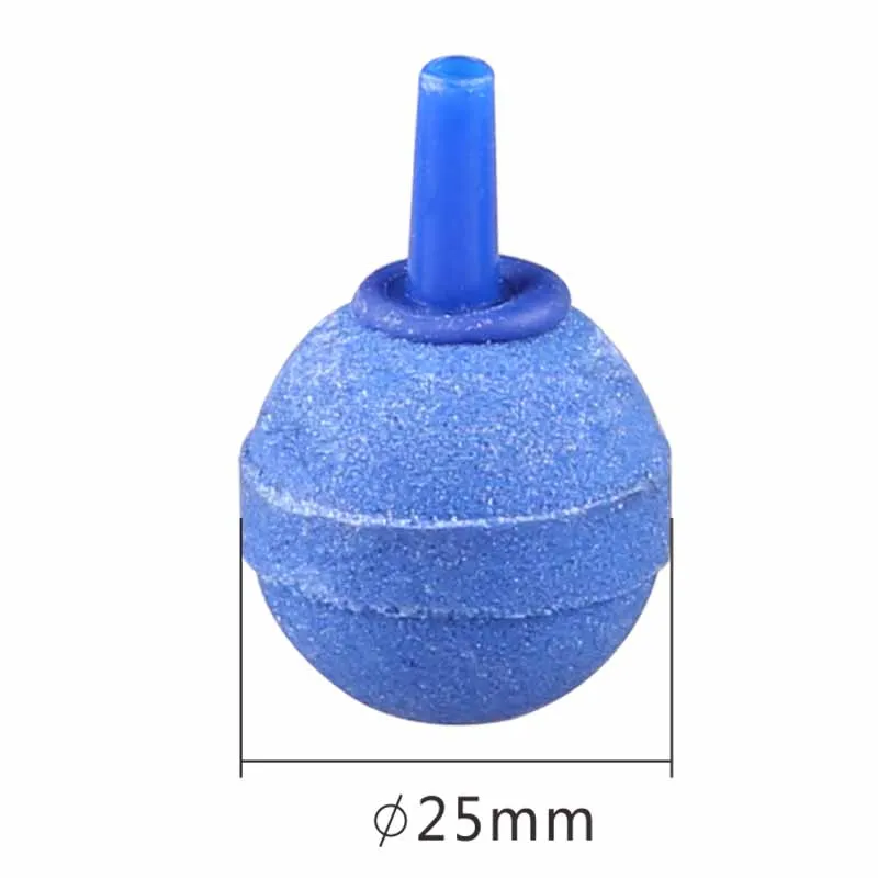 25mm blue 1 шт. маленький аквариум воздушные пузыри Камни Аквариум Воздушный Компрессор Воздушный кислородный насос воздушные аксессуары из камней - Цвет: 25mm blue