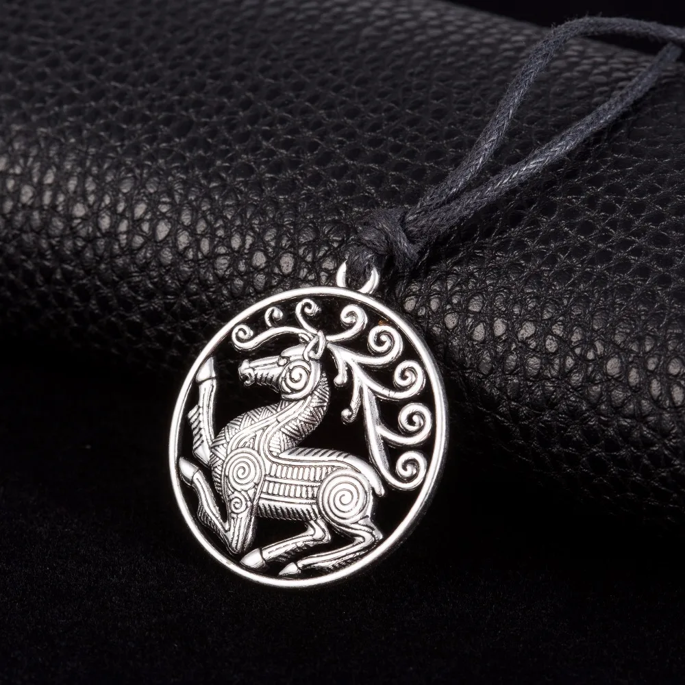 Dawapara Odin's Steed Viking ювелирные изделия стимпанк кулон скандинавский